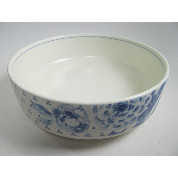 Mikasa Intaglio Blue Sonata Round Serving Vegetable Bowl 8" - Picture 1 of 8